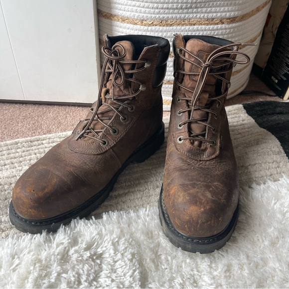 Wolverine waterproof steel-toed boots size 10.5 mens